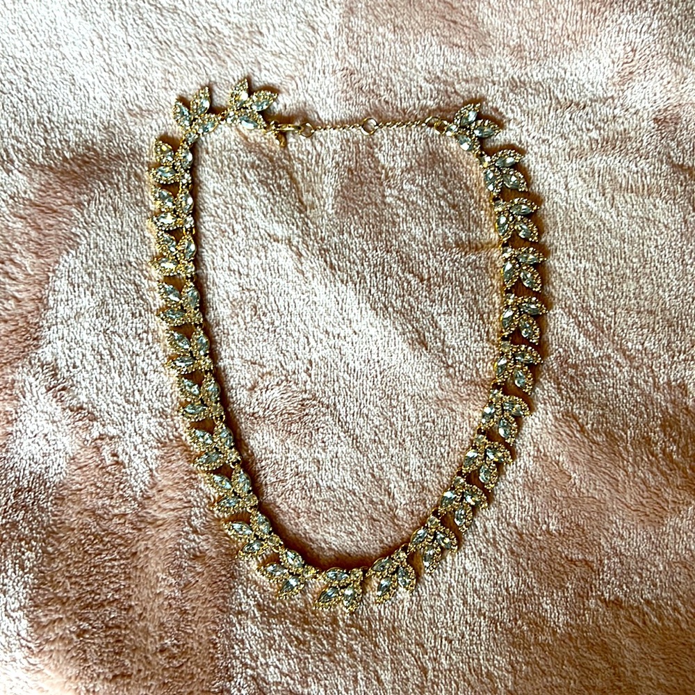 Jcrew crystal statement necklace